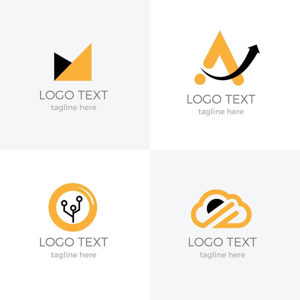 Orange Business Logo design vector