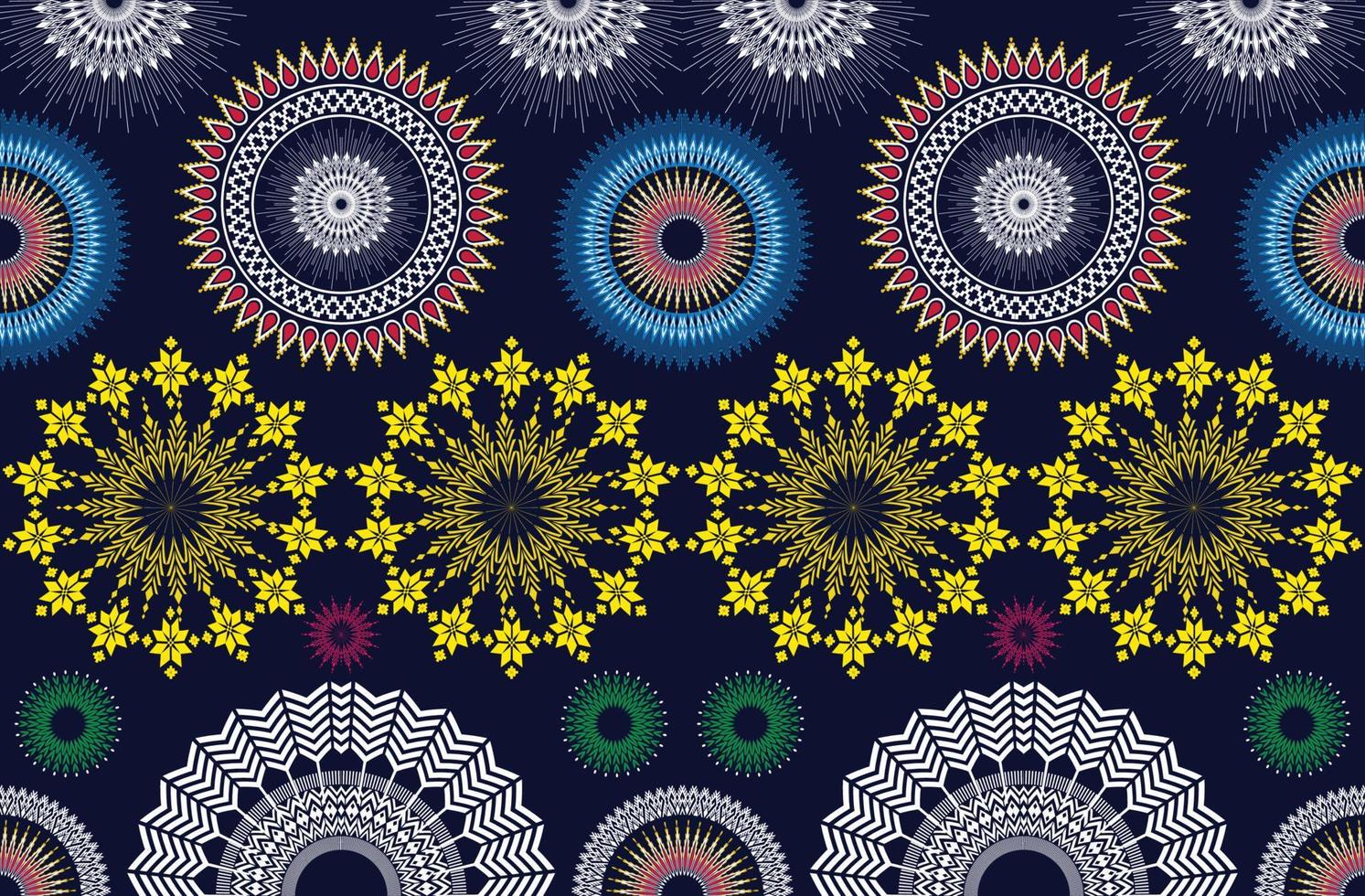 ethnic pattern design for clothes vector