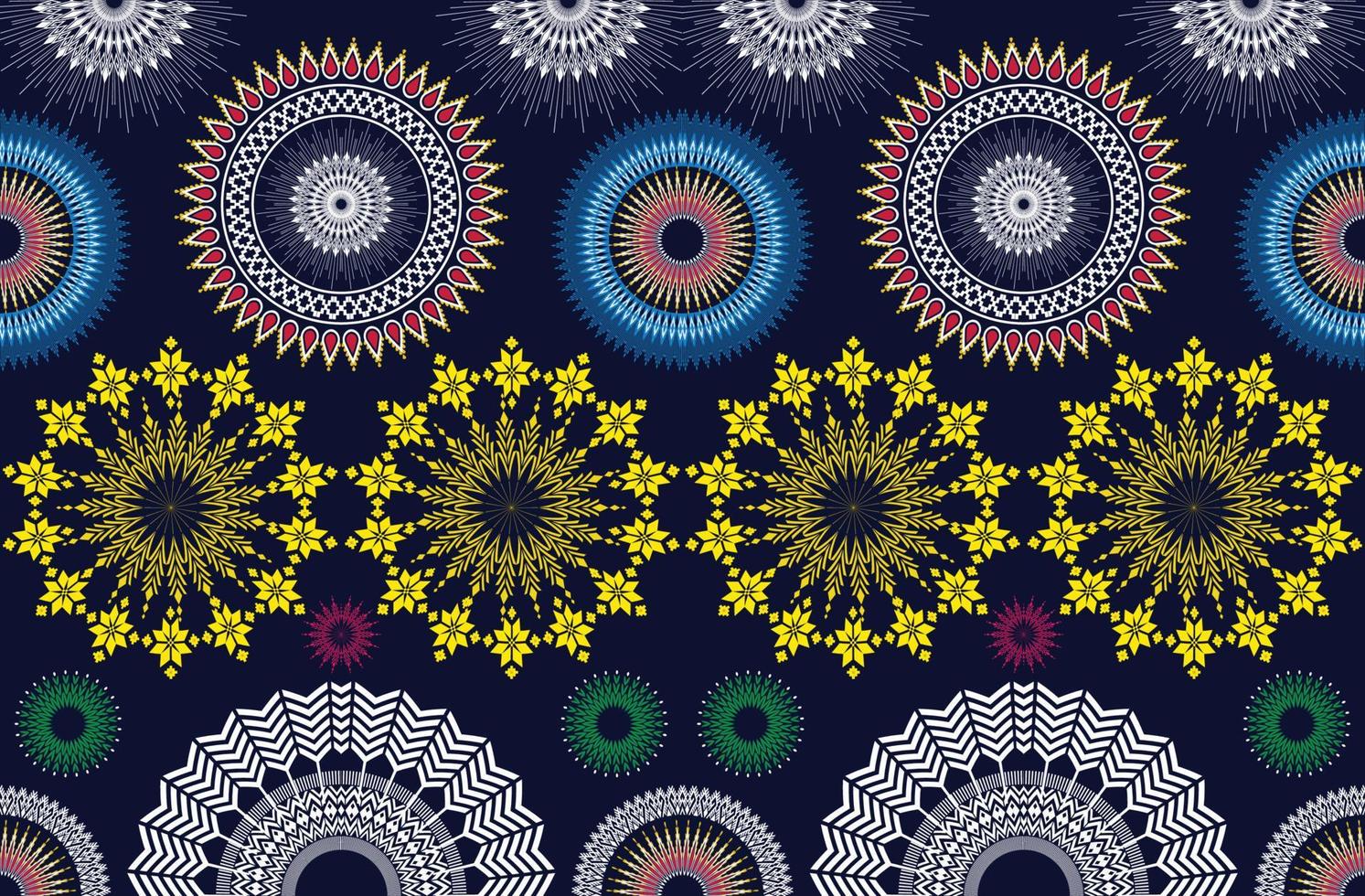 ethnic pattern design for clothes vector