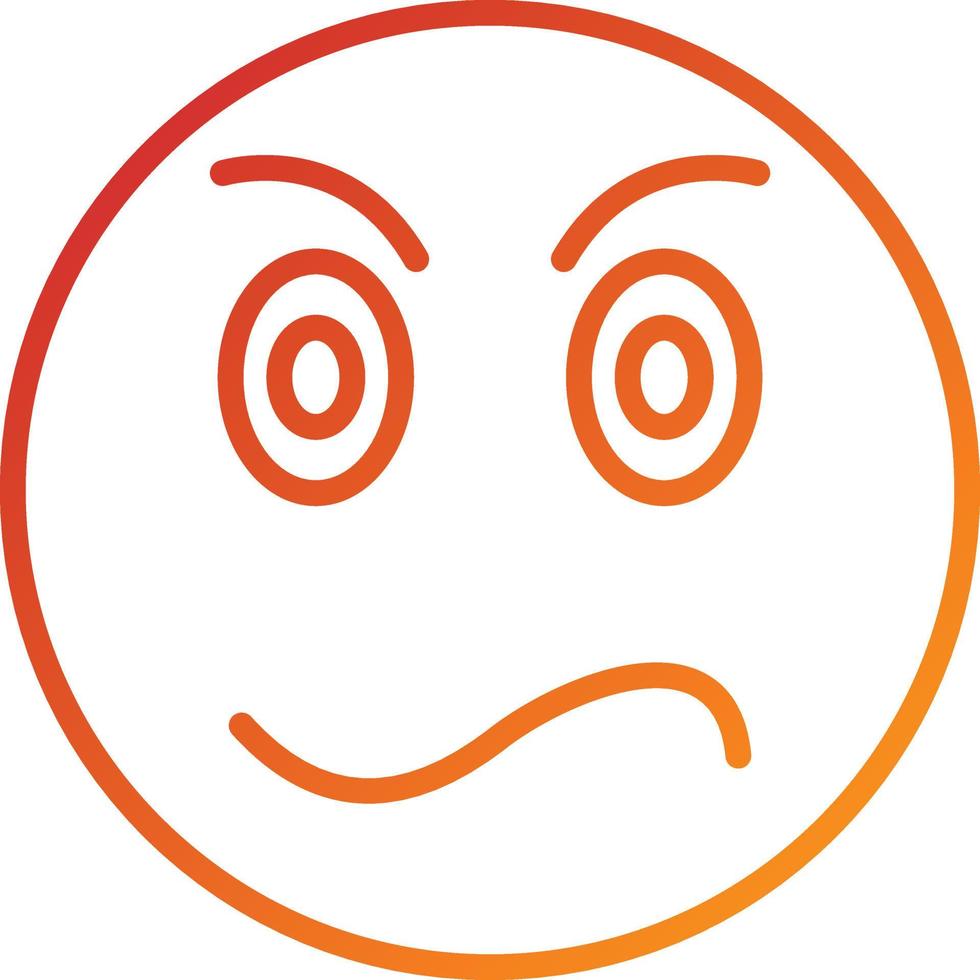 Angry Icon Style vector
