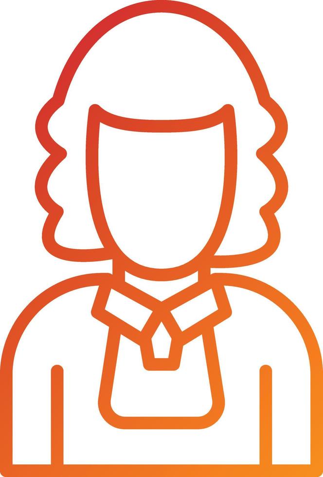 Judge Icon Style vector