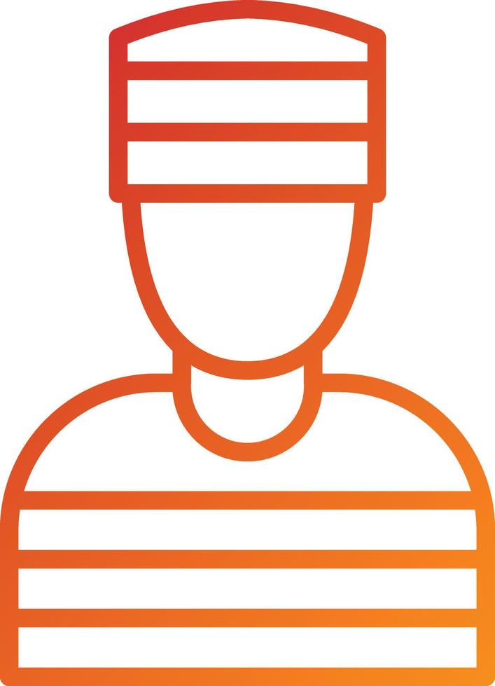 Criminal Icon Style vector
