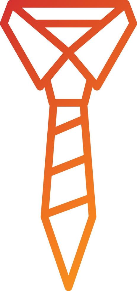 Tie Icon Style vector