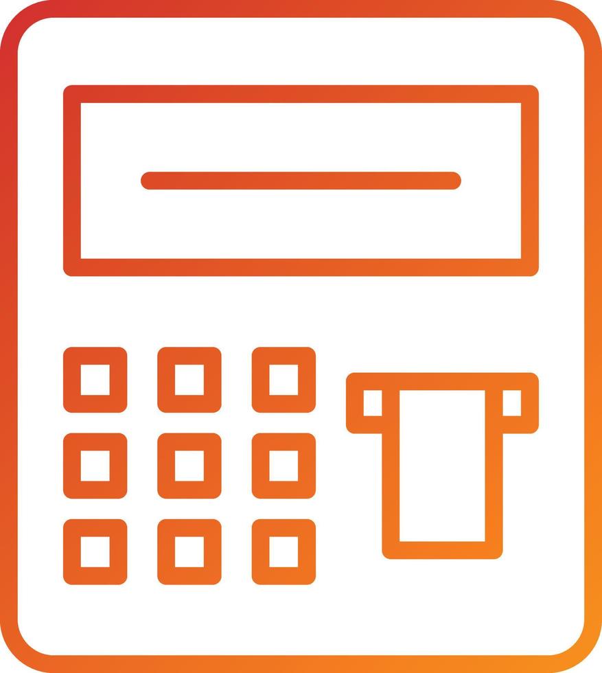 Atm Machine Icon Style vector
