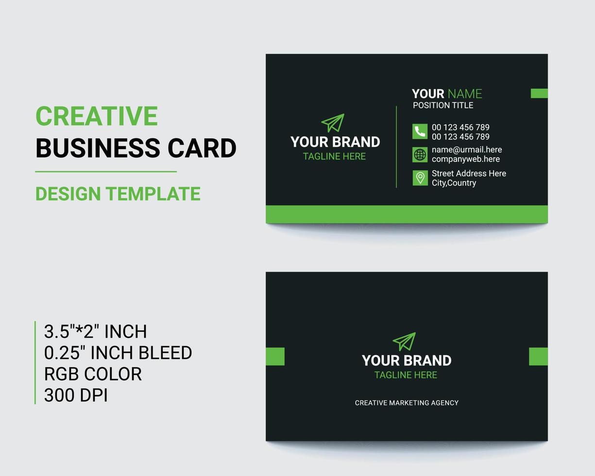 Business card Template vector