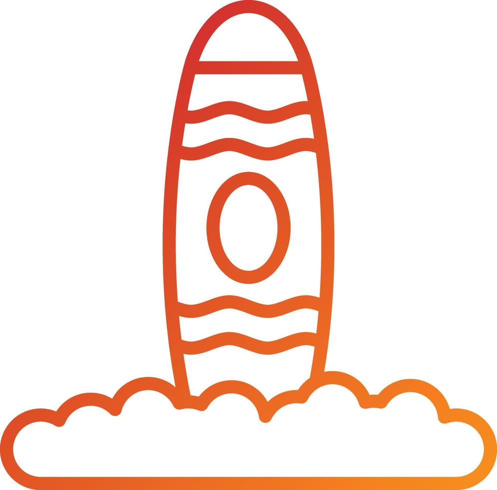 Surfboard Icon Style vector