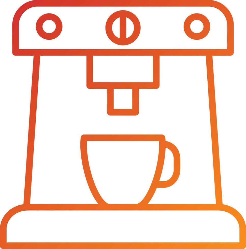 Coffee Machine Icon Style vector