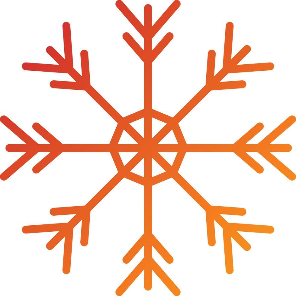 Snowflake Icon Style vector