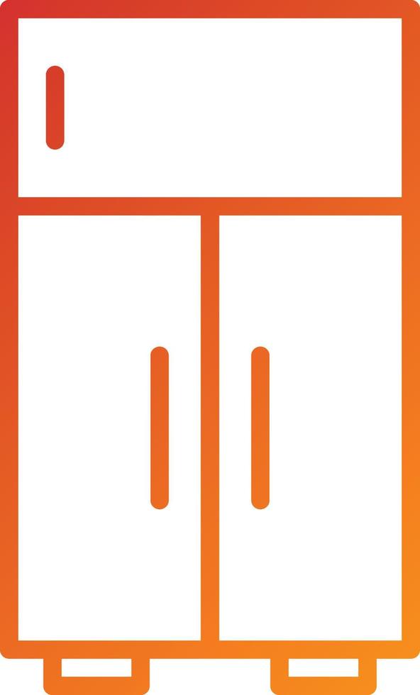Fridge Icon Style vector