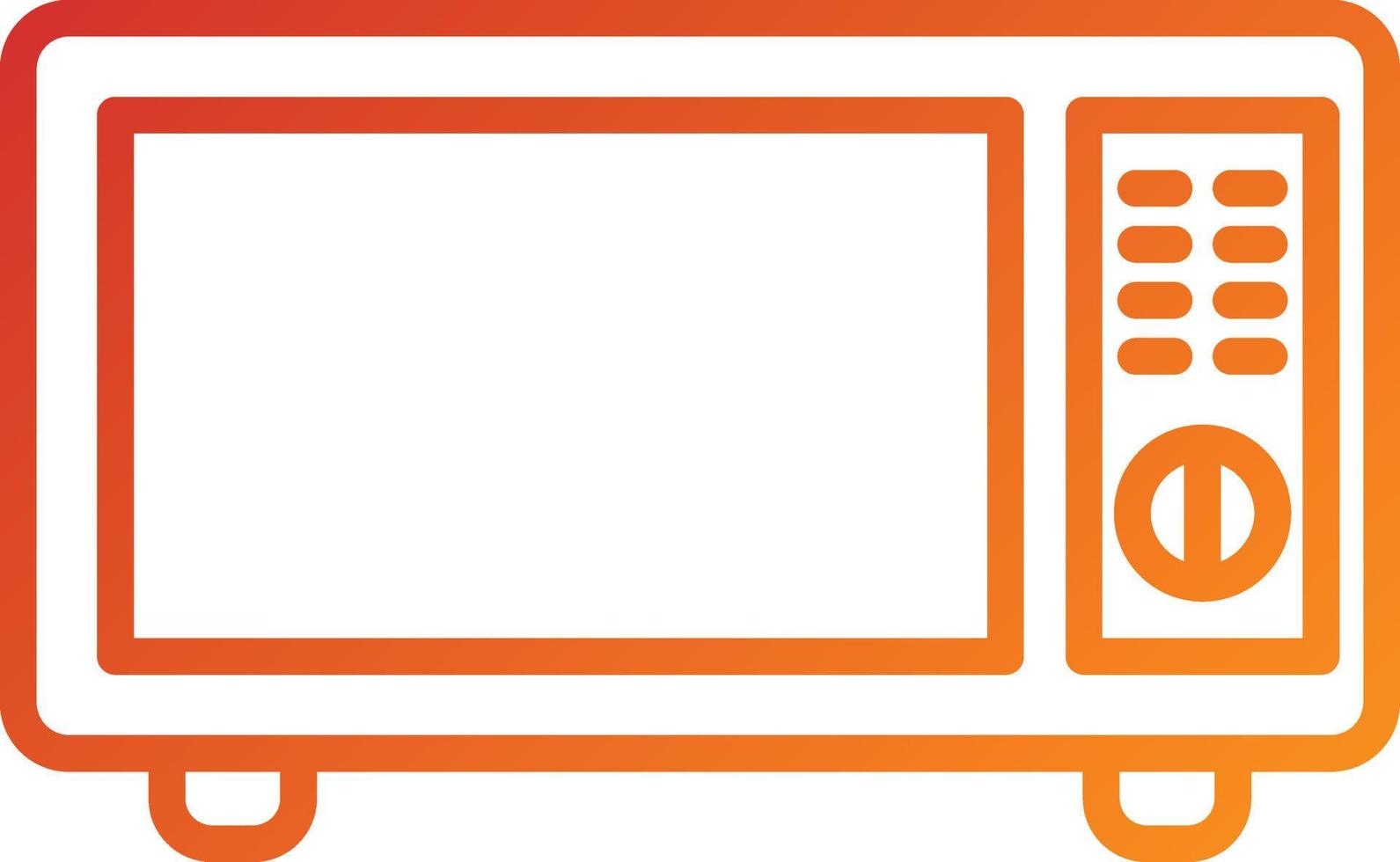 Microwave Icon Style vector