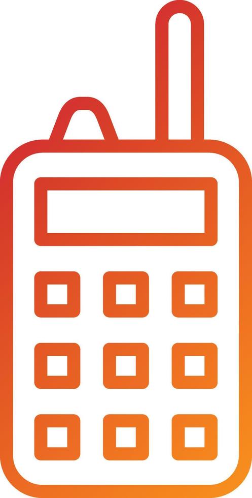 Walkie Talkie Icon Style vector