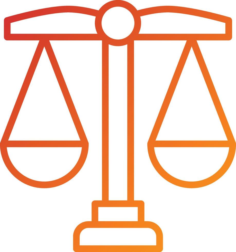 Justice Icon Style vector