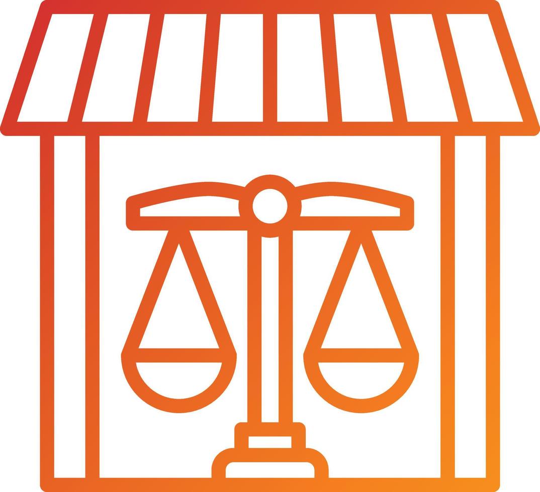 Property Law Icon Style vector