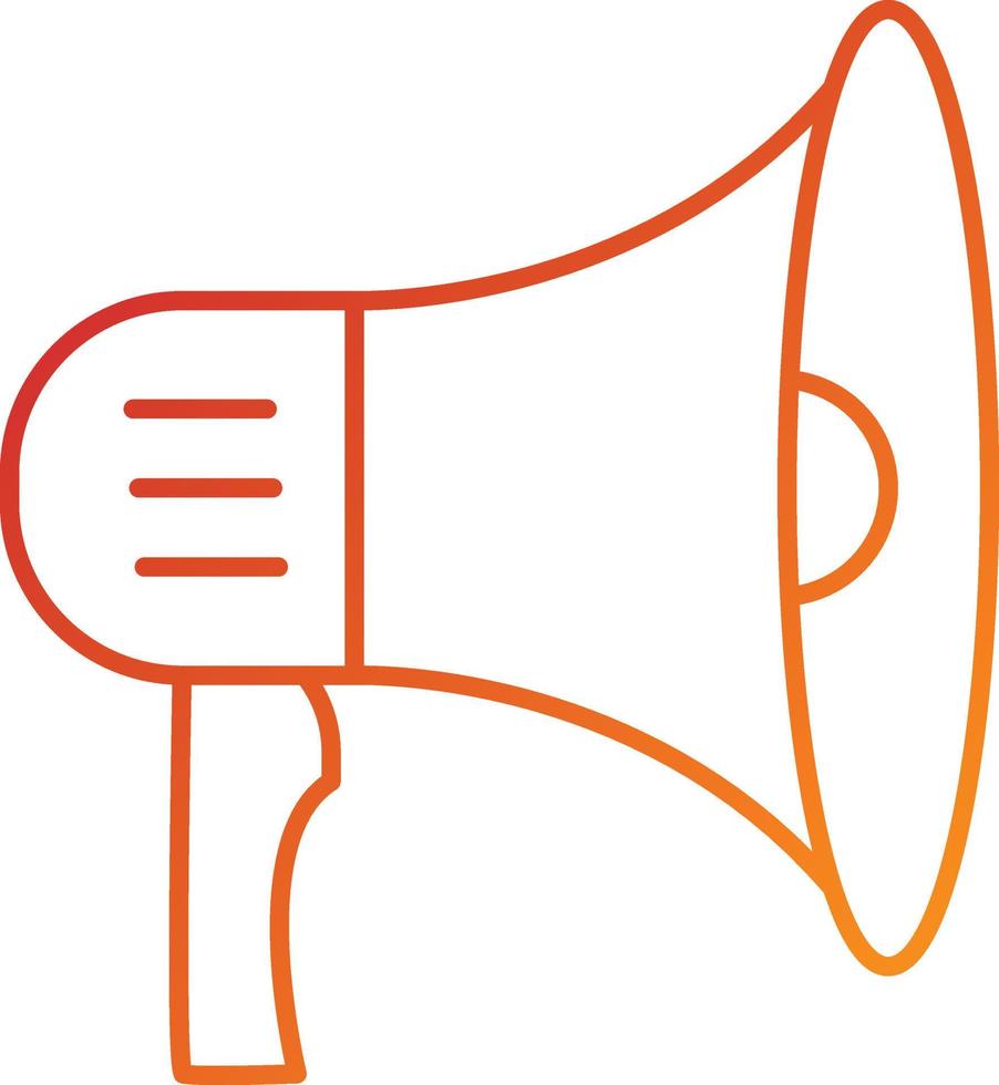 Mega Phone Icon Style vector