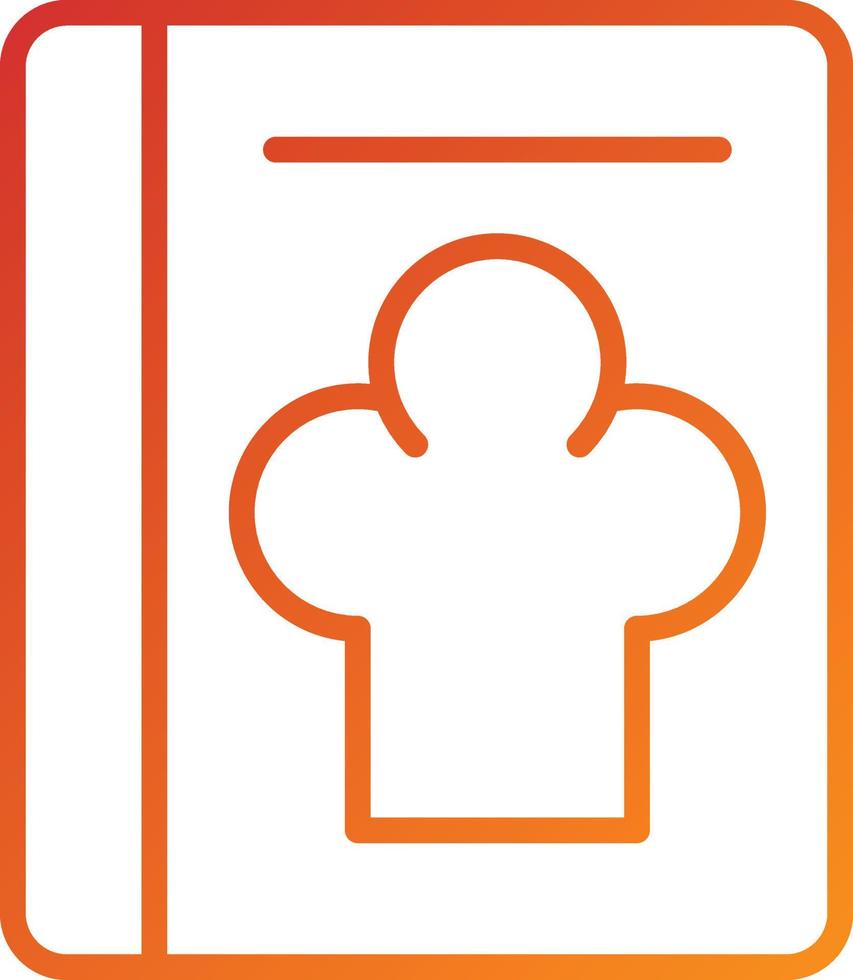 Cookbook Icon Style vector
