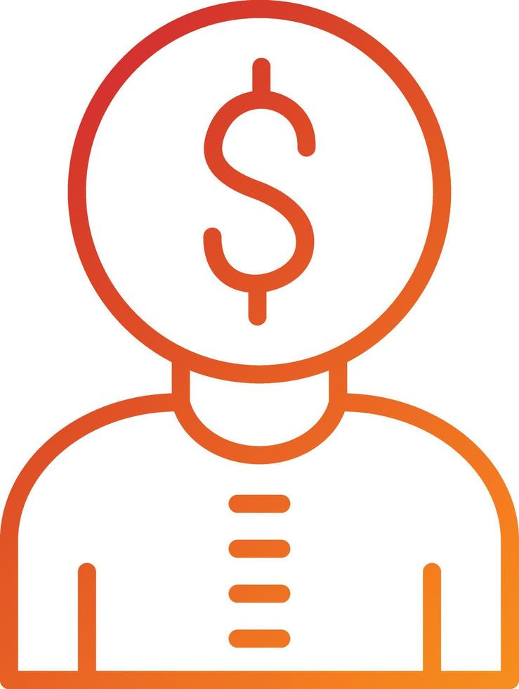 Financial Advisor Icon Style vector