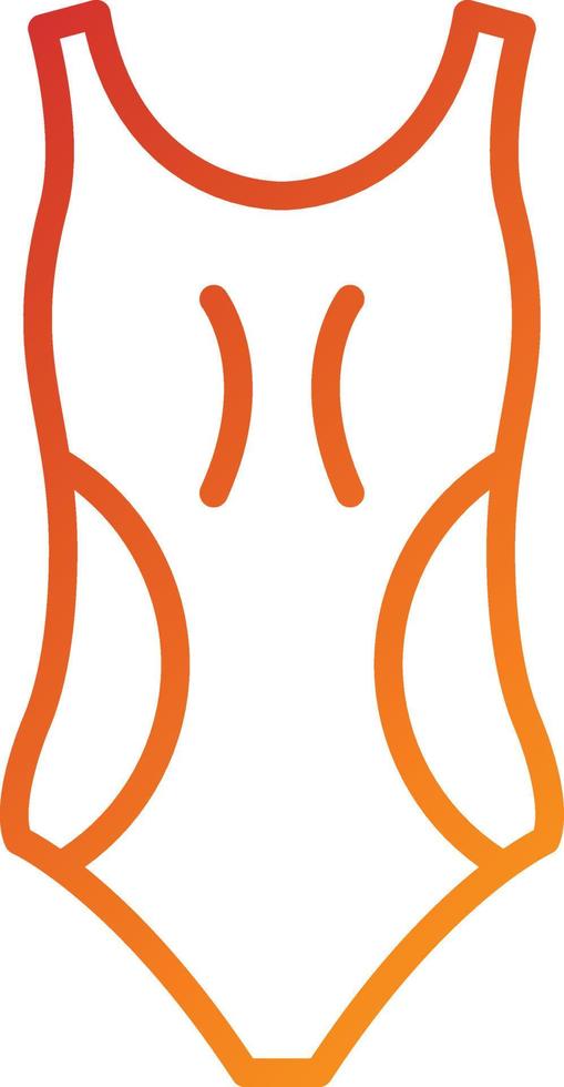 Swimsuit Icon Style vector