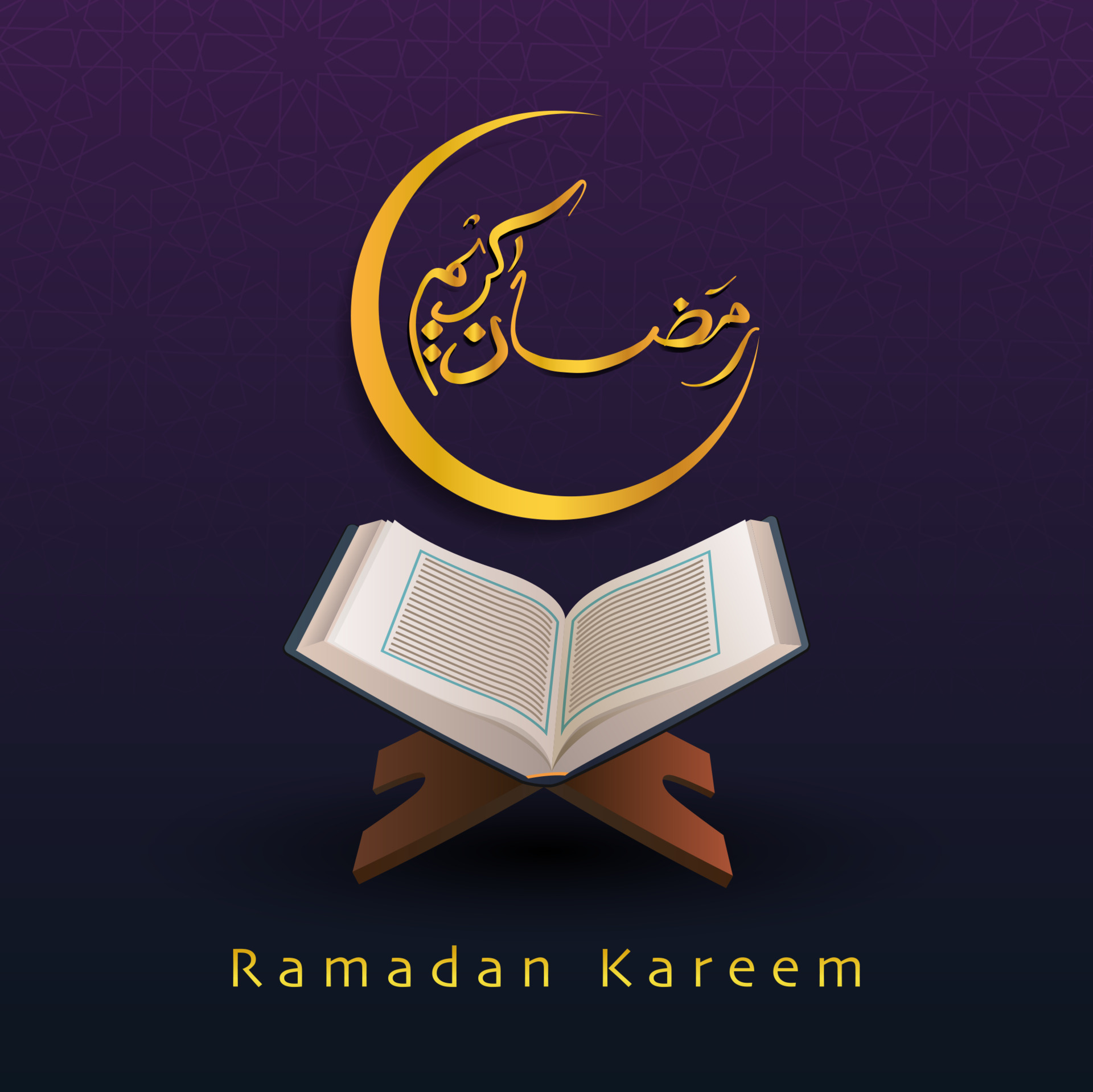 Những bức tranh gọi tên Ramadan Kareem với phong cách viết của chữ Calligraphy là những tác phẩm tuyệt đẹp mà bạn không nên bỏ qua. Hãy cùng tận hưởng và đắm mình trong không gian của thánh kinh Islam.