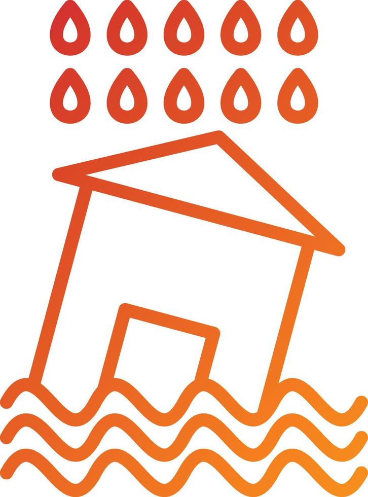 Flood Icon Style vector
