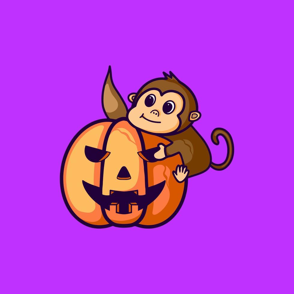 Cute monkey character  for your business or merchandise vector