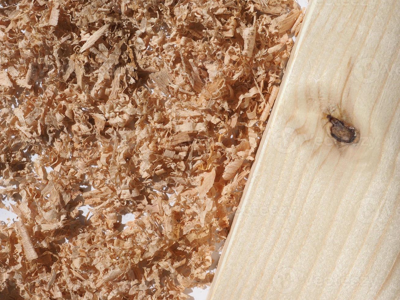 Sawdust wood dust photo