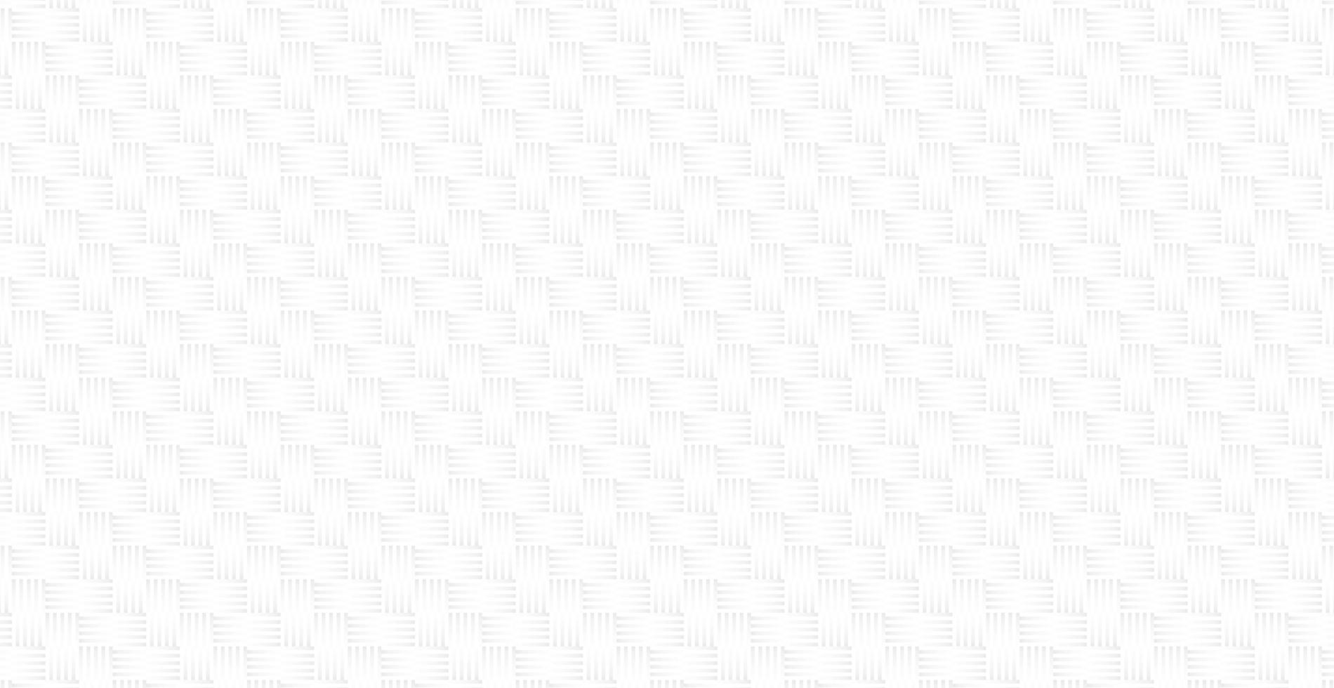 Panoramic white wicker background, repeating elements - Vector