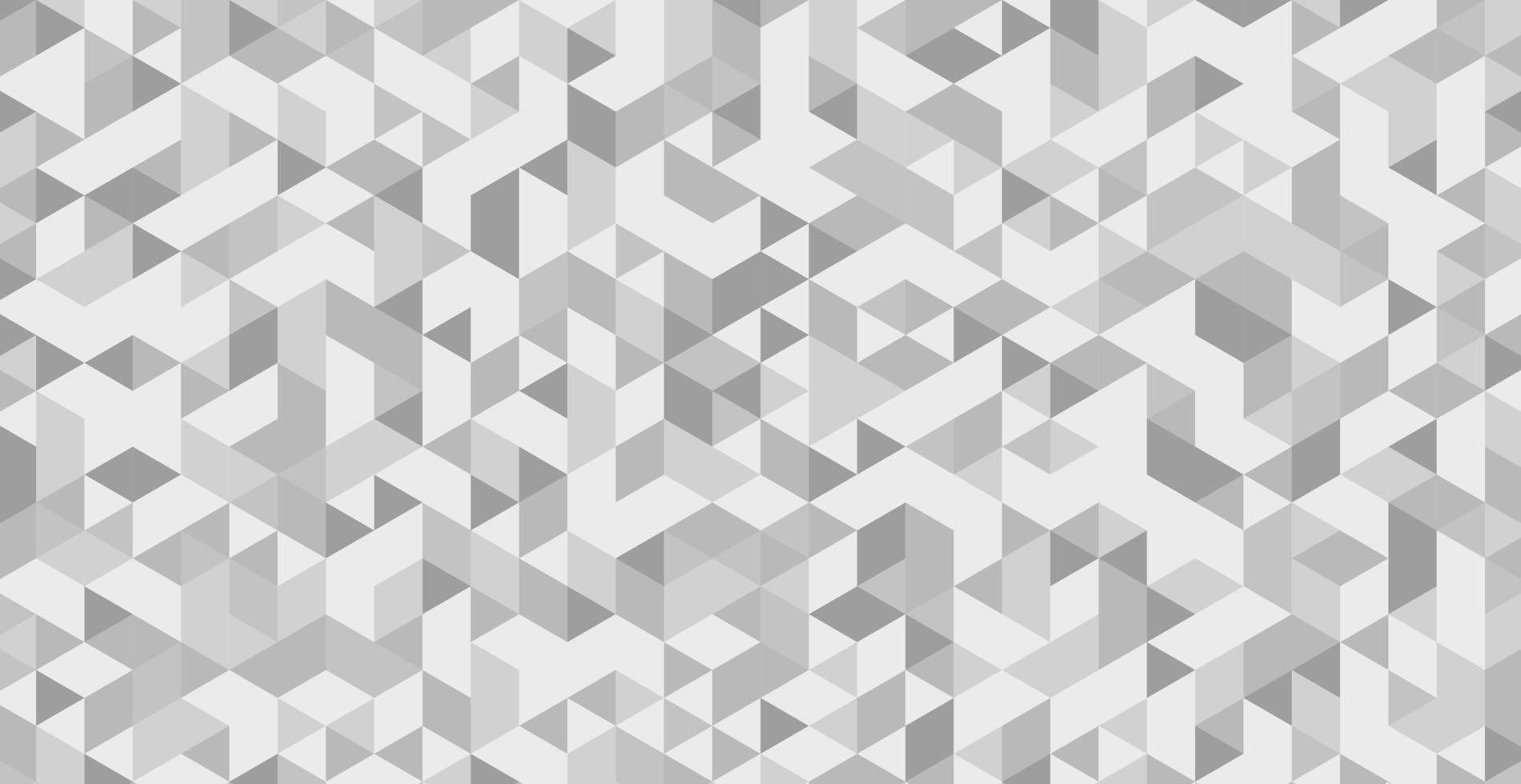 Abstract white - gray background texture with many triangles - Vector