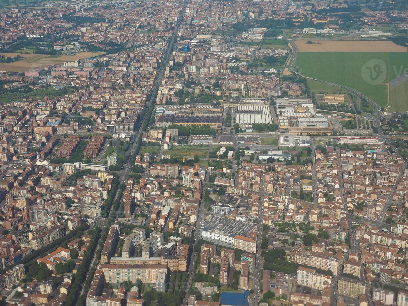 Aerial view of Turin photo