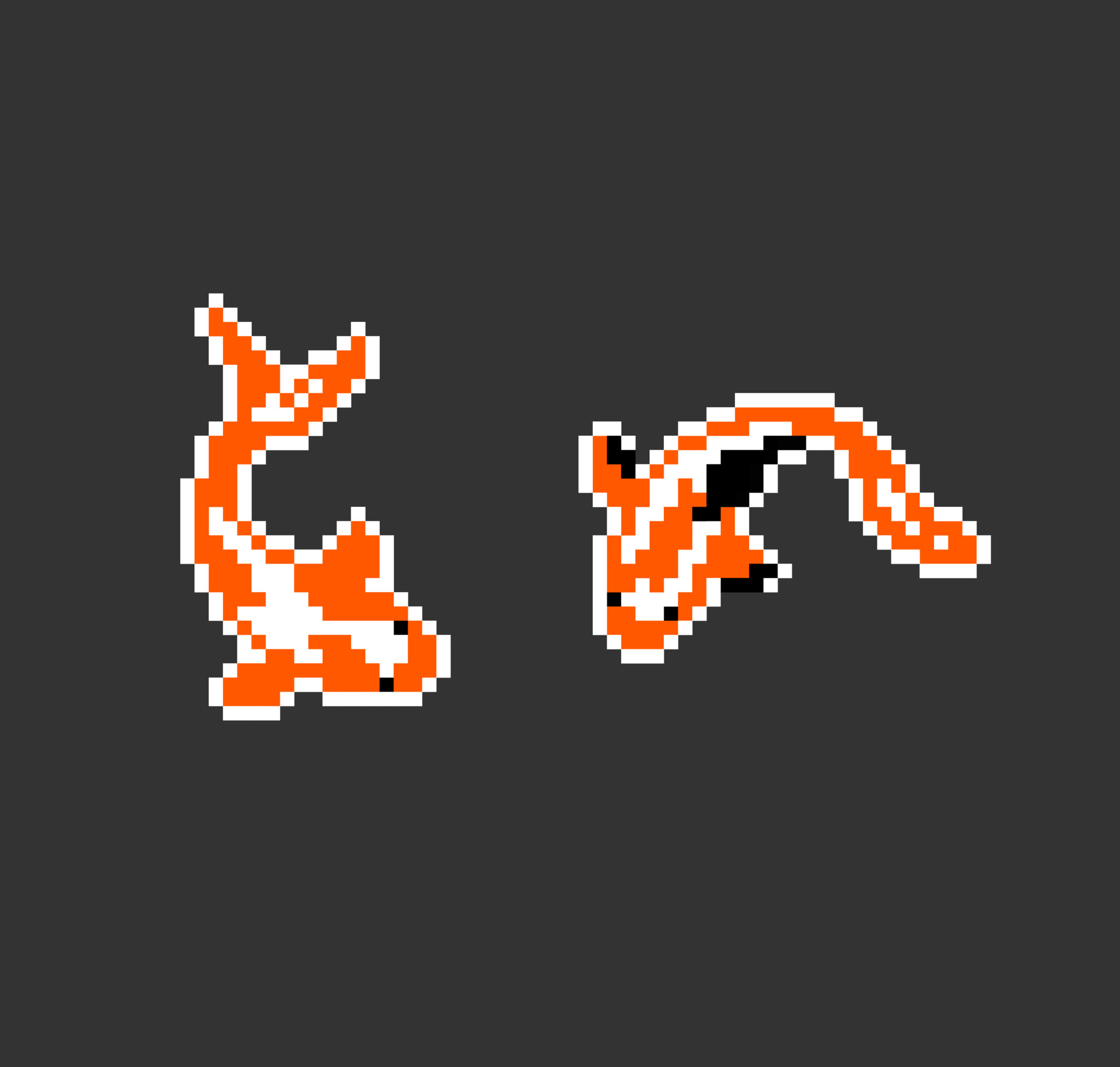 Koi Fish Pixel Art