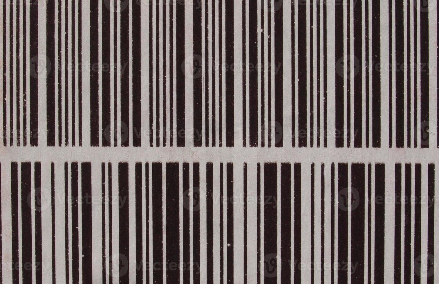 Bar code label photo