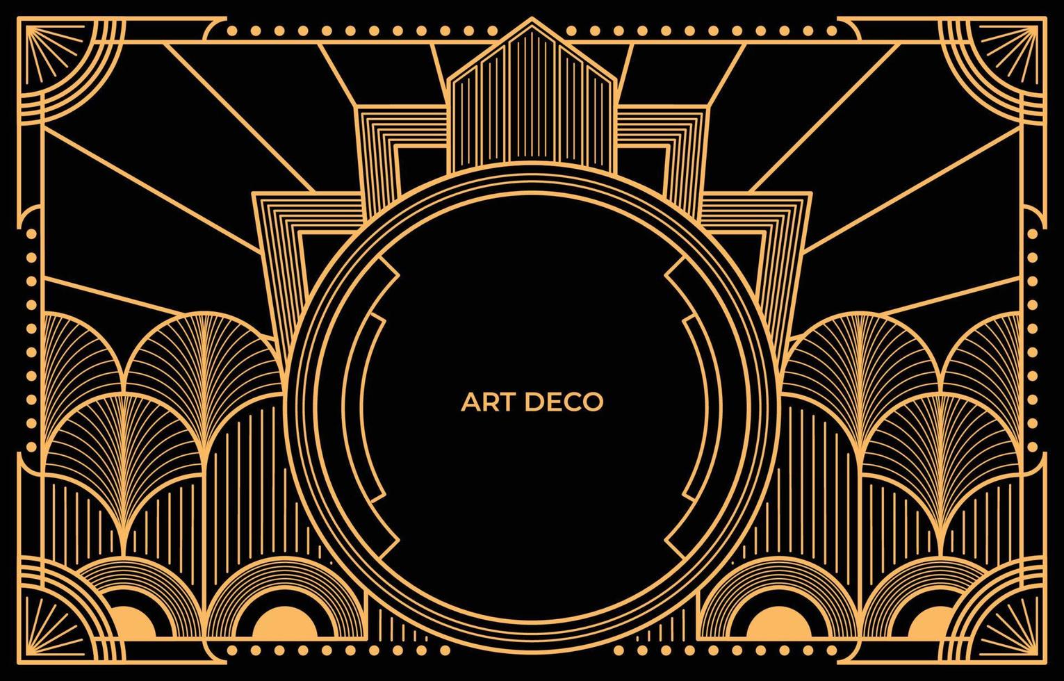 fondo vintage art déco vector