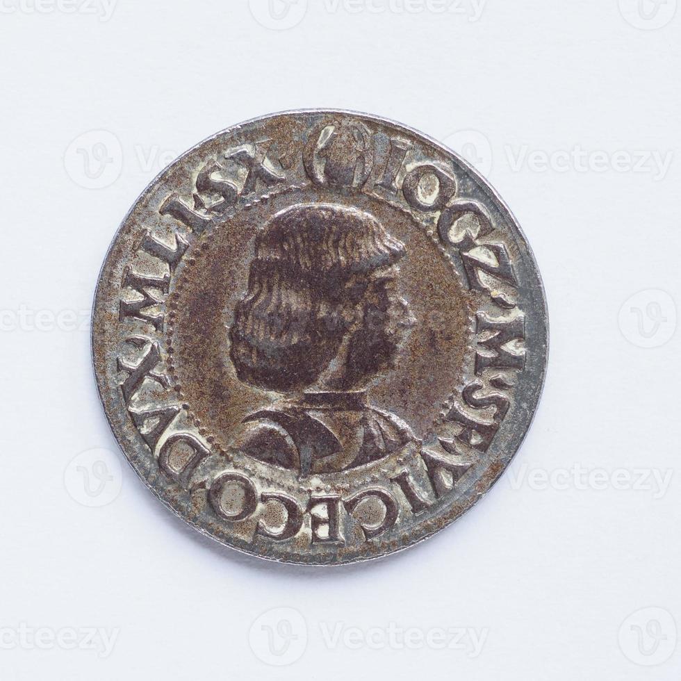 Old Roman coin photo