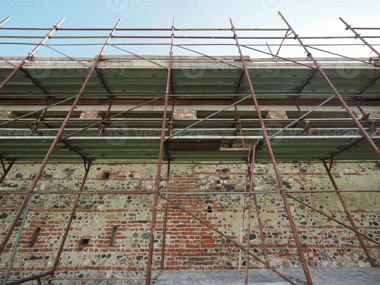 scaffolding for building photo