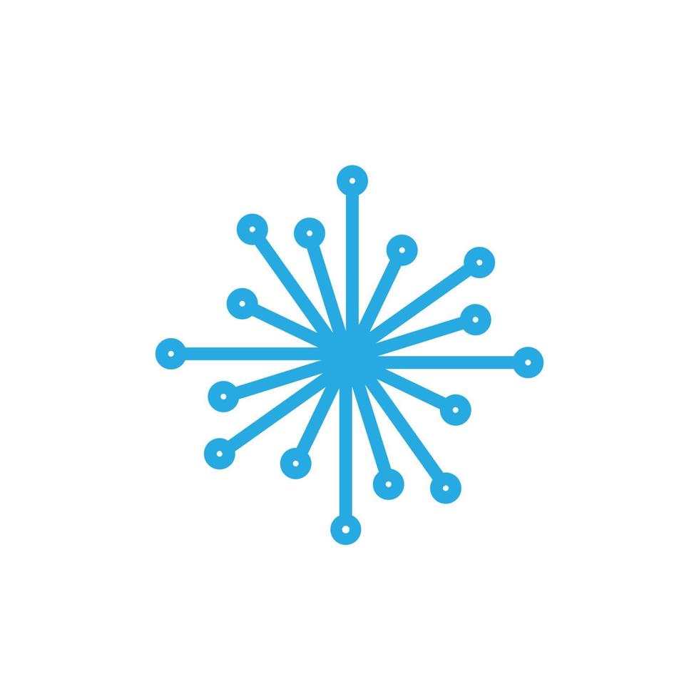 line connect dot technology logo design, vector graphic symbol icon illustration creative idea