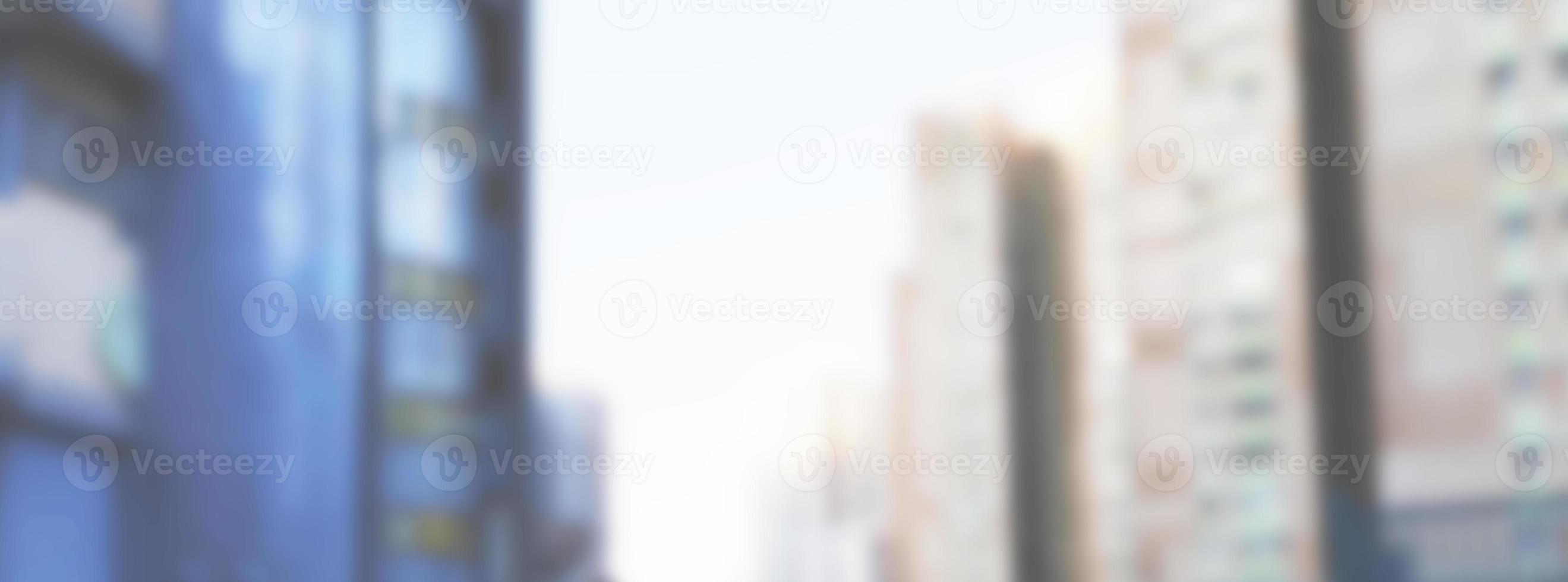 blurred montage urban building background. Defocused image photo