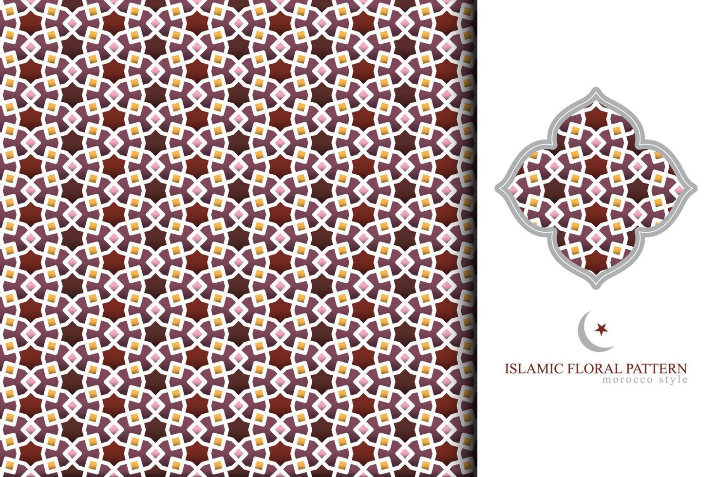 Morocco beautiful islamic pattern vector design for Background, Banner, wallpaper And Greeting card.