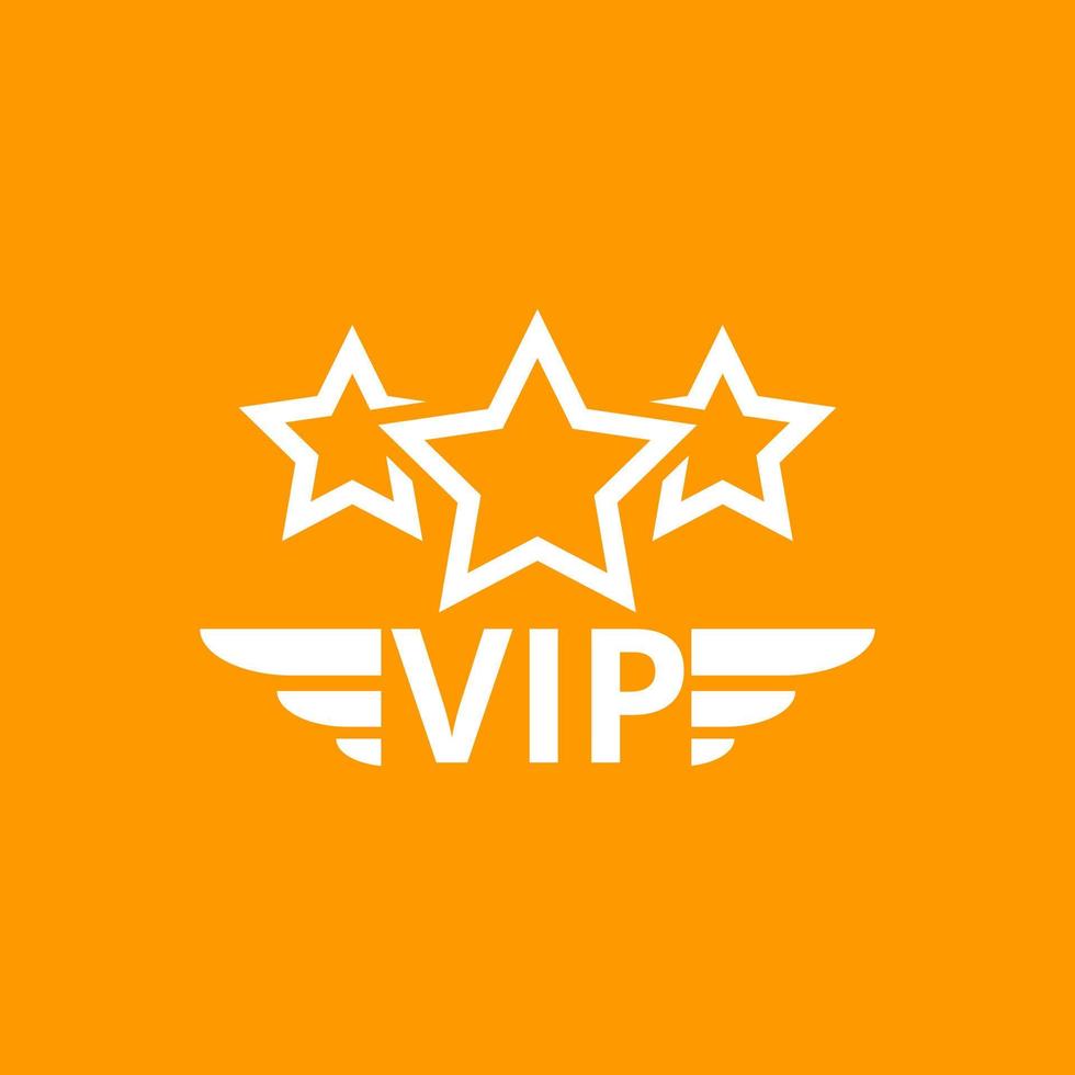 símbolo de icono de logotipo vip arte vectorial vector