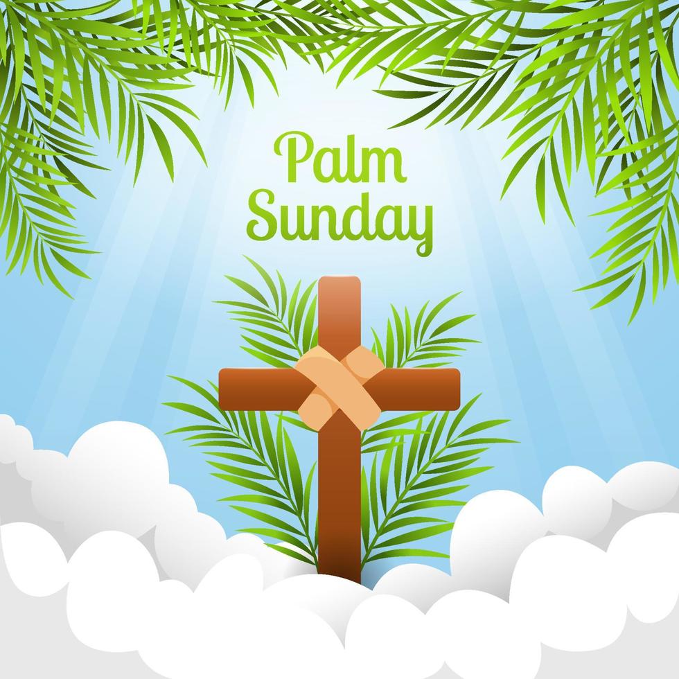 Palm Sunday Background vector