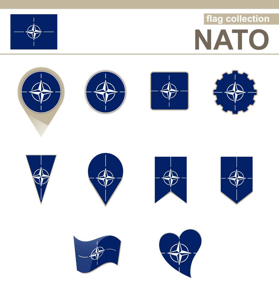NATO Flag Collection vector