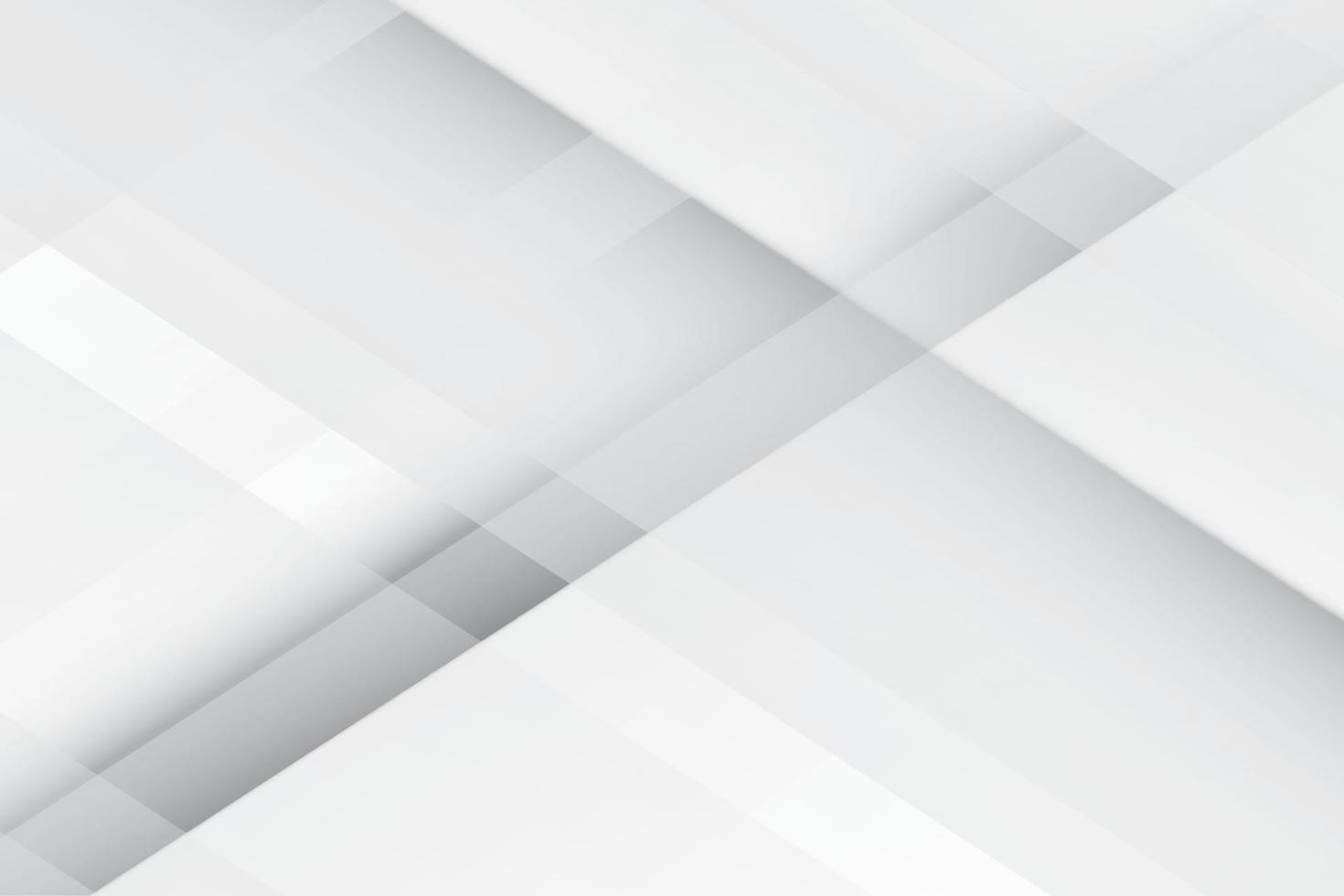 Abstract white and gray color, modern design background with geometric shape. Vector illustration.