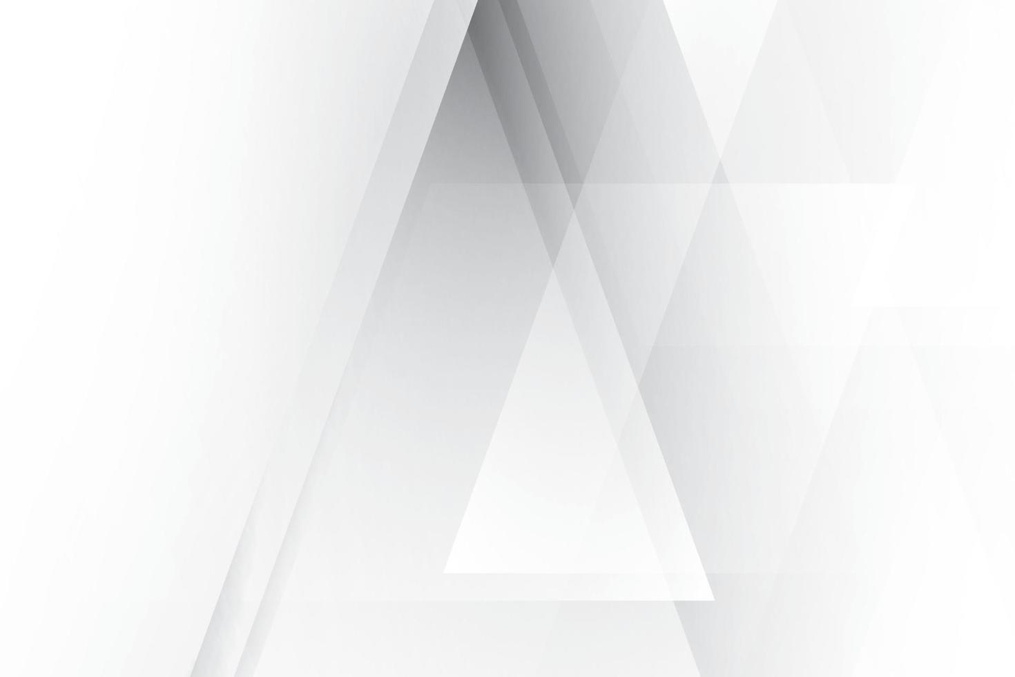 Abstract white and gray color, modern design background with geometric shape. Vector illustration.