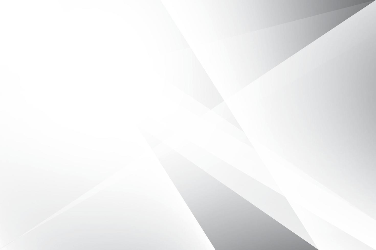 Abstract white and gray color, modern design background with geometric shape. Vector illustration.