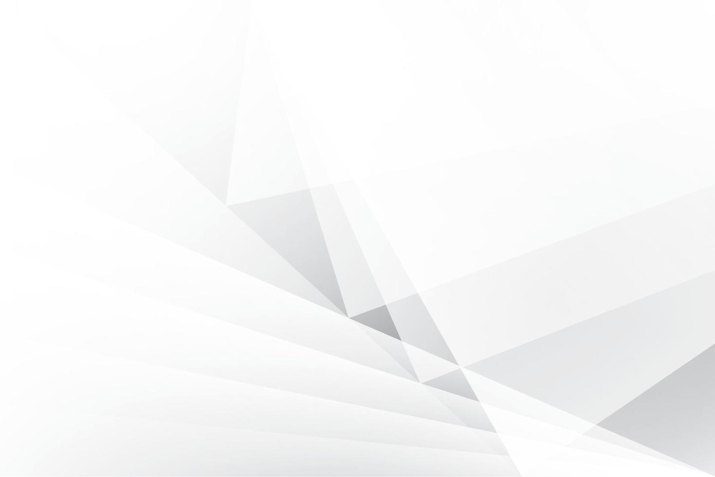 Abstract white and gray color, modern design background with geometric shape. Vector illustration.