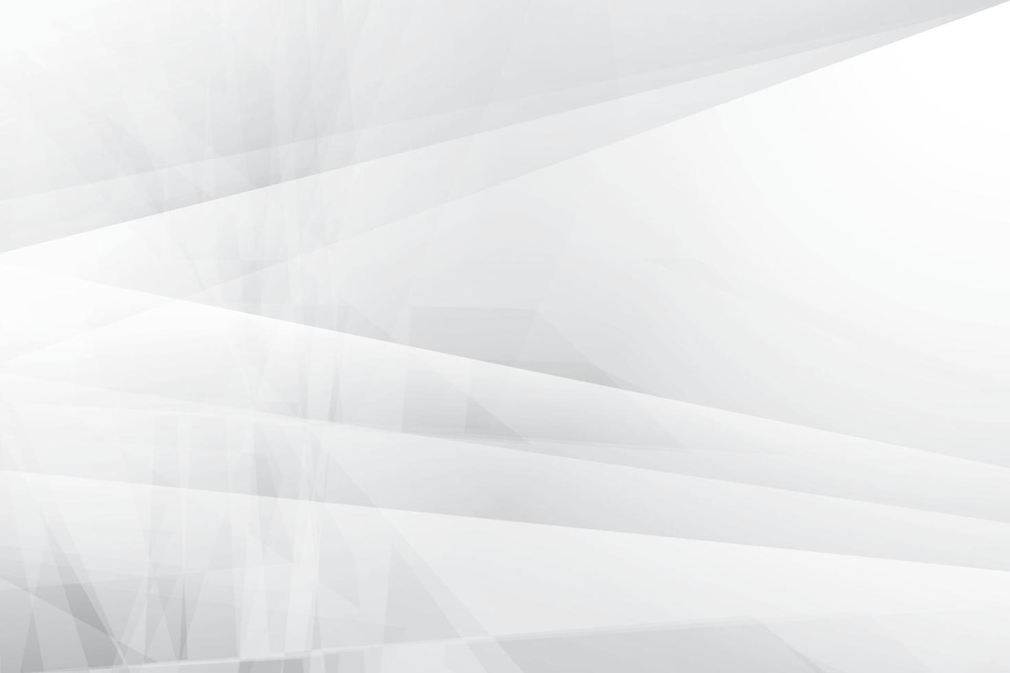 Abstract white and gray color, modern design background with geometric shape. Vector illustration.