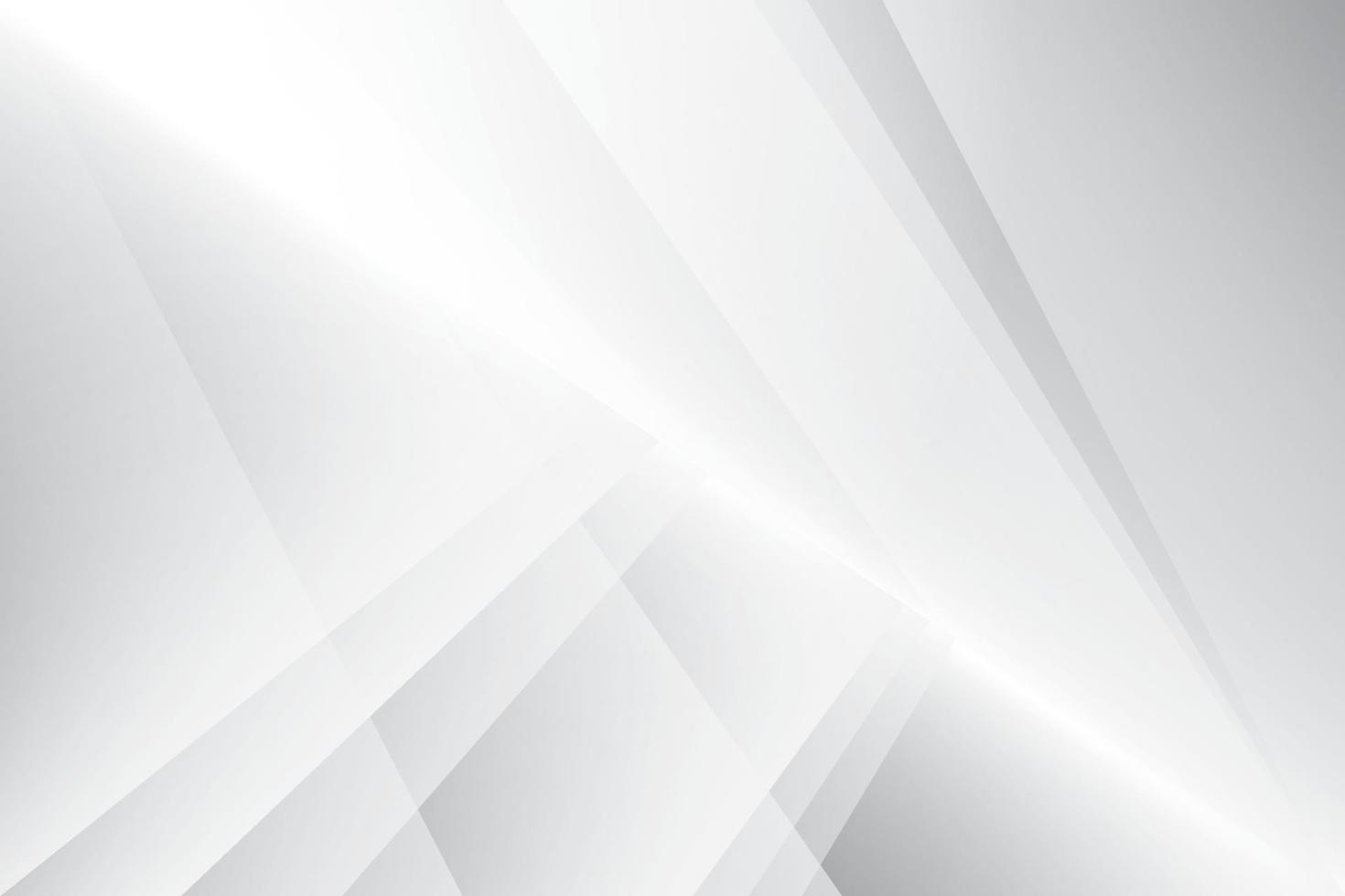 Abstract white and gray color, modern design background with geometric shape. Vector illustration.