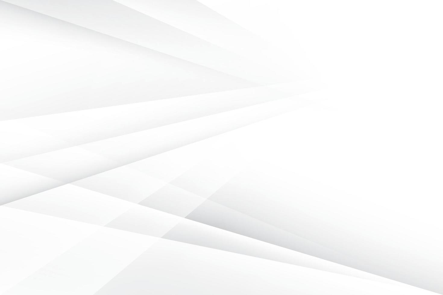 Abstract white and gray color, modern design background with geometric shape. Vector illustration.