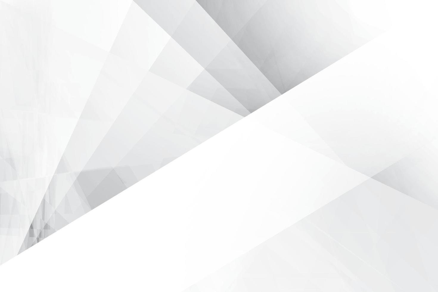 Abstract white and gray color, modern design background with geometric shape. Vector illustration.