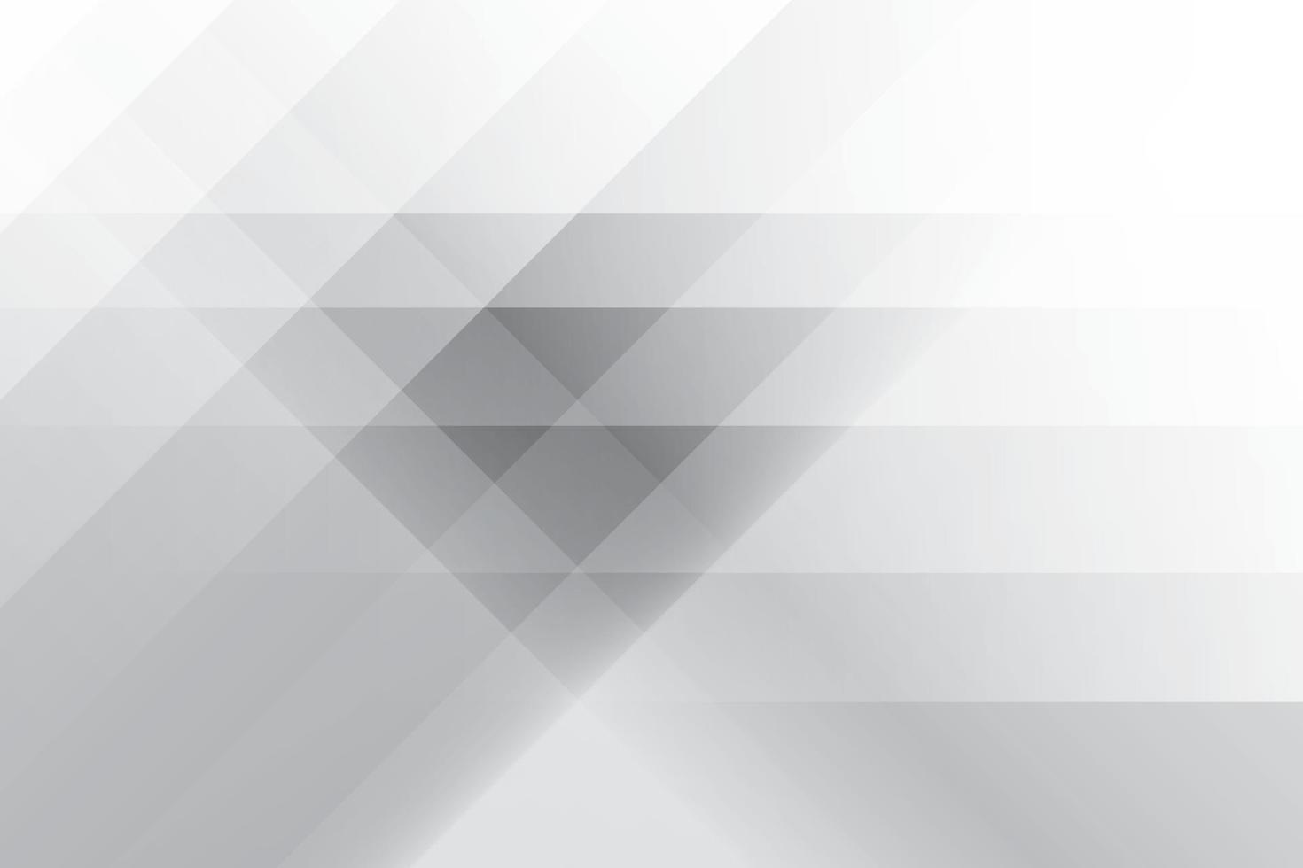 Abstract white and gray color, modern design background with geometric shape. Vector illustration.