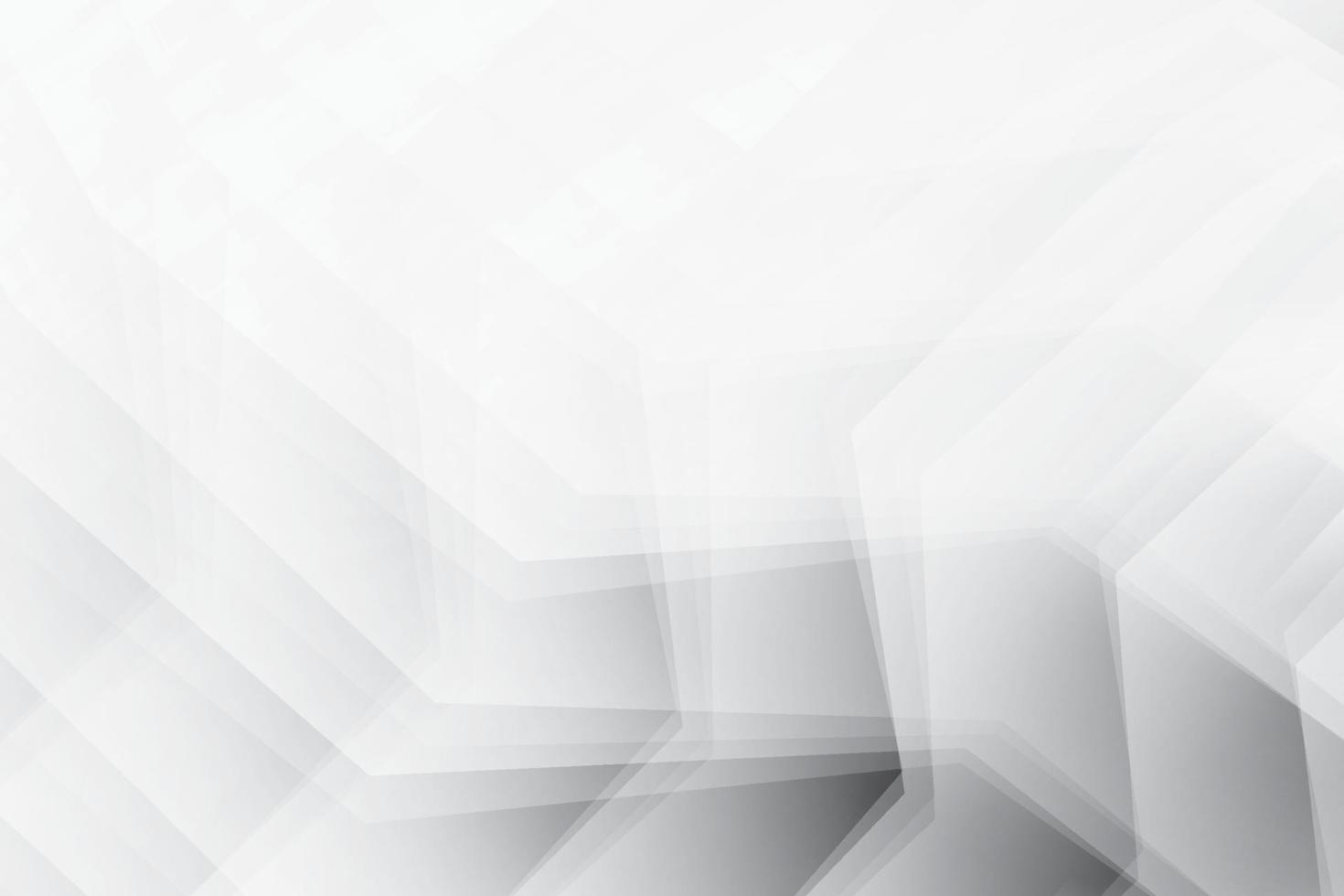 Abstract white and gray color, modern design background with geometric shape. Vector illustration.