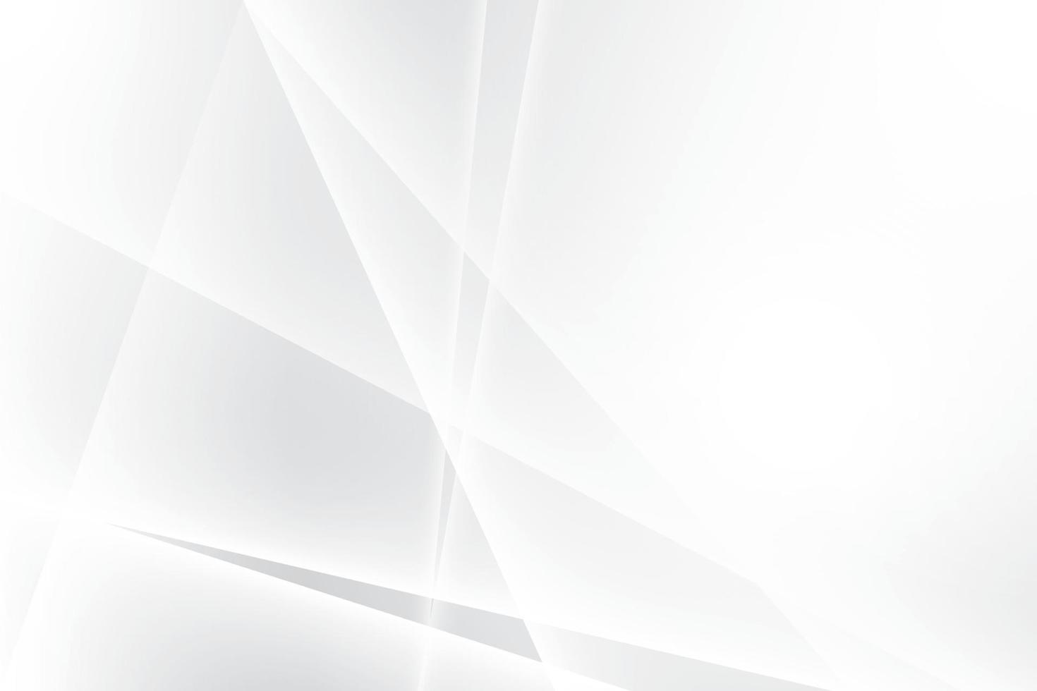 Abstract white and gray color, modern design background with geometric shape. Vector illustration.